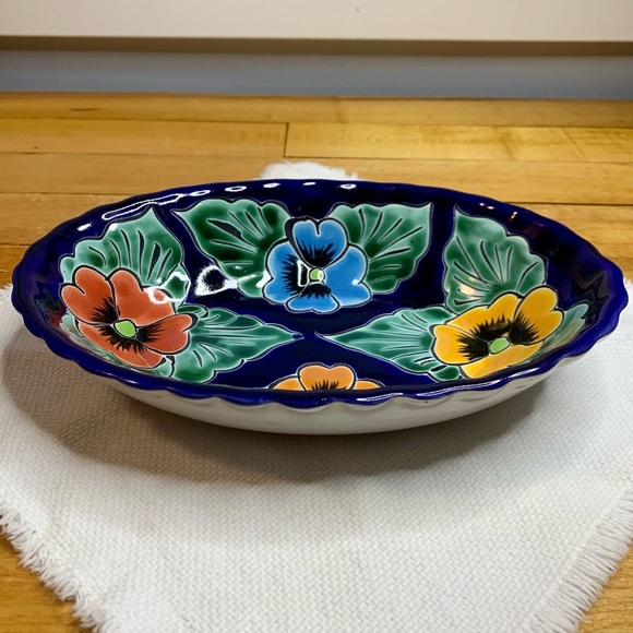 Mexican Talavera Pottery Trinket Tray/Dish - Picture 2 of 8